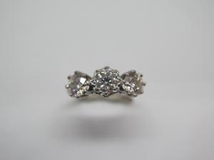 A good three stone Diamond ring for the October auction