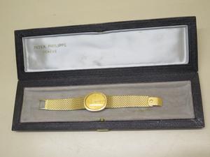 Patek Phillipe 18ct gold mid size manual wind wristwatch coming up in the 17th July auction