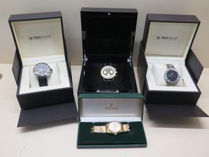 Watches for October 23rd Auction Omega , Rolex , Breitling and Tag Heuer